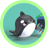 City Nerd profile picture, boop the orca mascot of sound transit